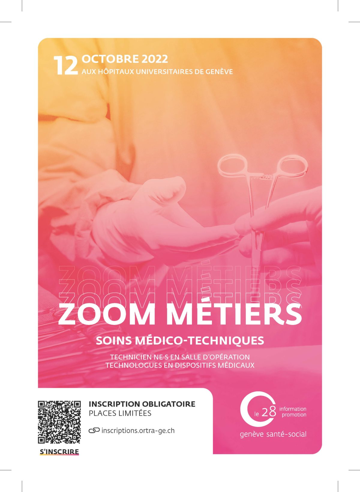 Flyer couverture zoom medico technique